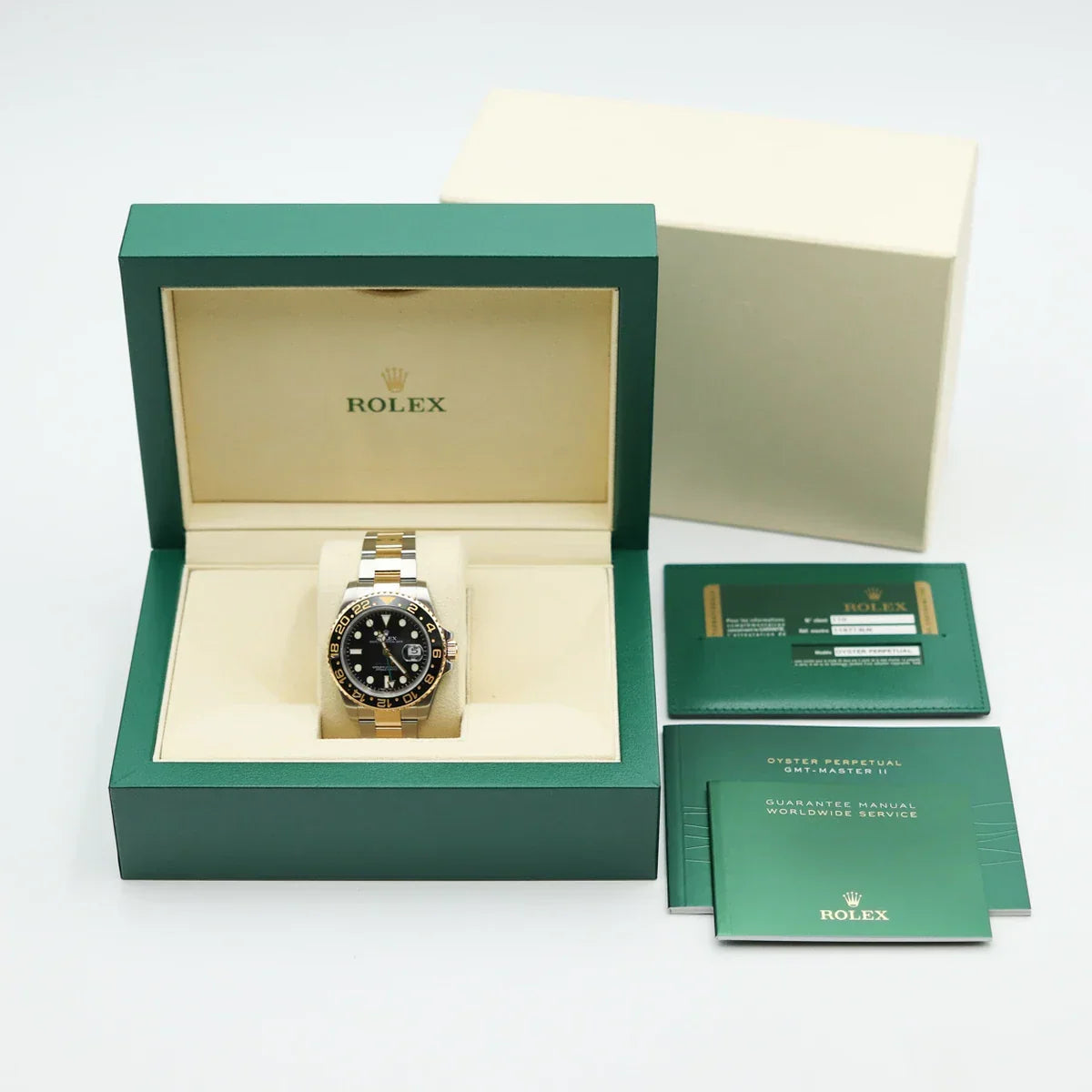 GMT-MASTER II ACIER OR AUTOMATIQUE MONTRE POUR HOMMES