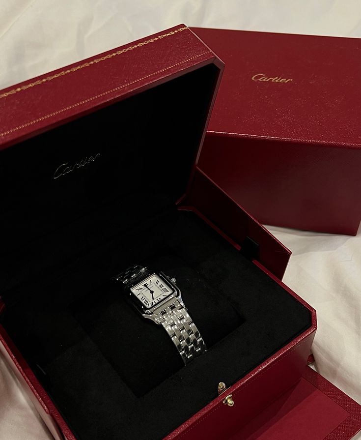 Montre Panthère de Cartier Argentée Pour Femme