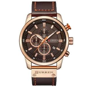 Montre Chronographe Homme CURREN 8291 — Cuir Véritable