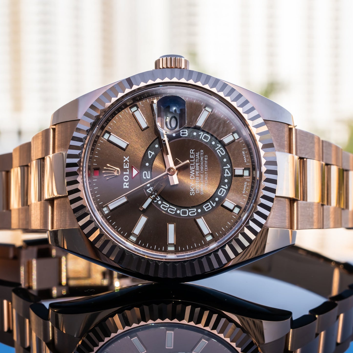 Rolex Sky Dweller chocolat