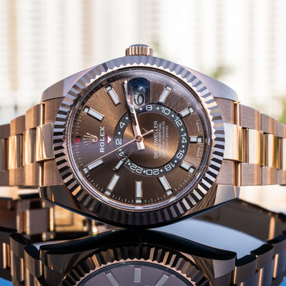 Rolex Sky Dweller chocolat