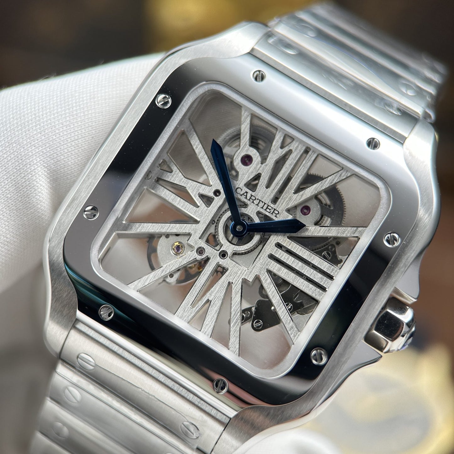 Cartier Santos Skeleton