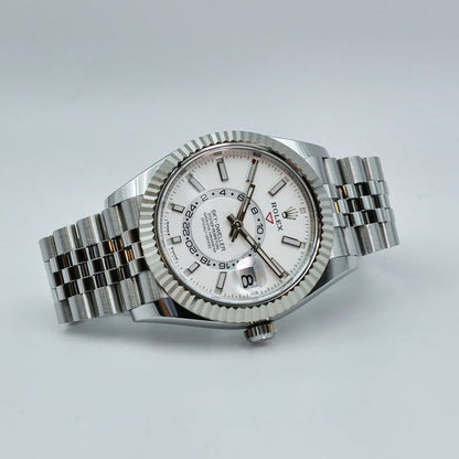 Rolex Sky Dweller white