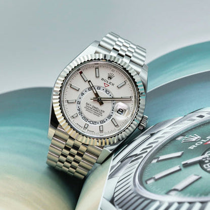 Rolex Sky Dweller white