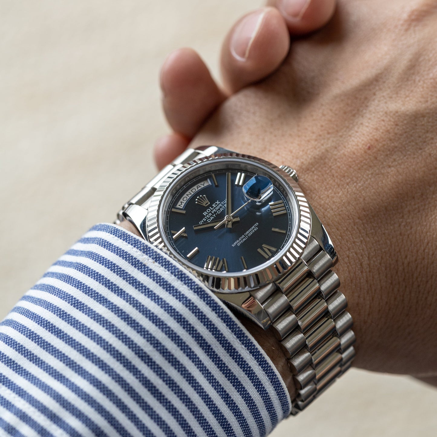 Rolex Day Date Blue