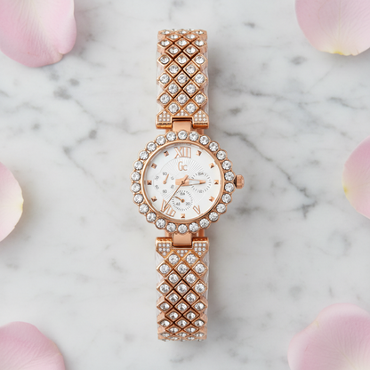 Montre GC Prestige – Bracelet Cristaux & Cadran Luxe