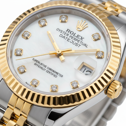 Datejust Blanc – Détail