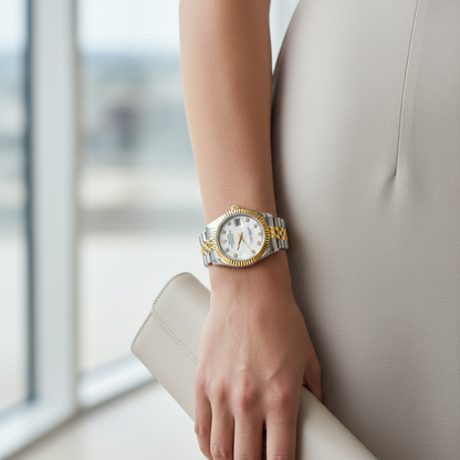 Datejust Blanc Nacré – Sur le poignet
