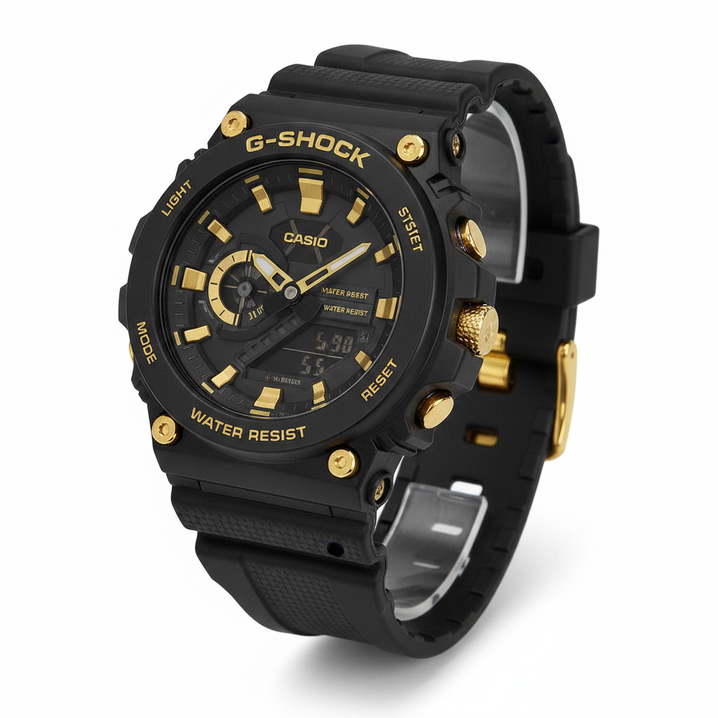 G-Shock noire or vue 45