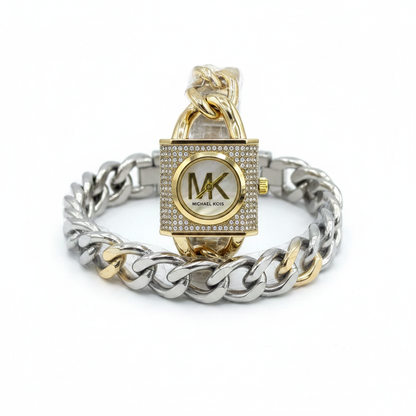 Montre MK argent – fond blanc