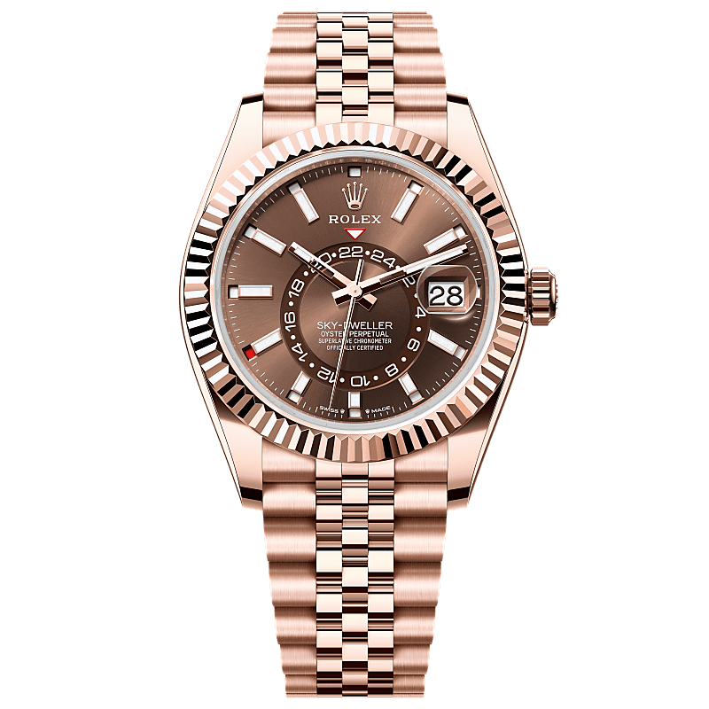 Rolex Sky Dweller chocolat
