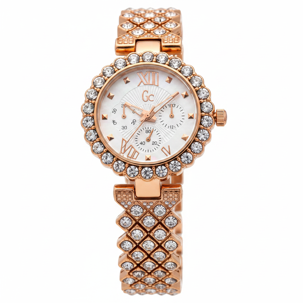 Montre GC Prestige – Bracelet Cristaux & Cadran Luxe