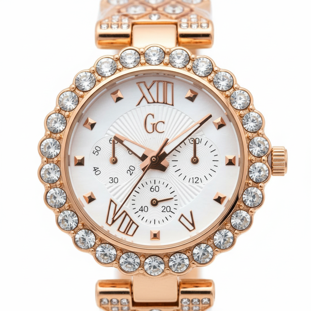 Montre GC Prestige – Bracelet Cristaux & Cadran Luxe