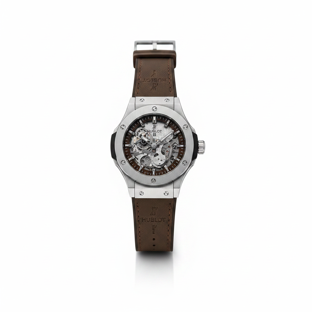 Marron White Background