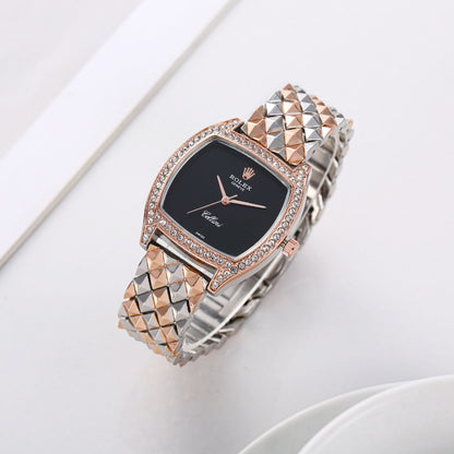 Rolex Cellini — Montre Femme Or Rose & Diamants