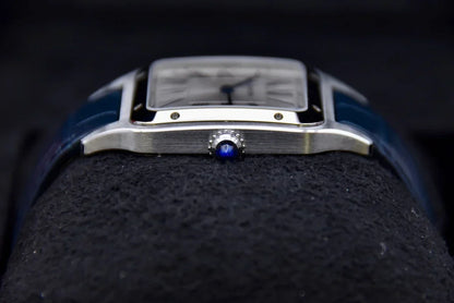 MONTRE CARTIER SANTOS BLEU MARINE PETIT MODÈLE