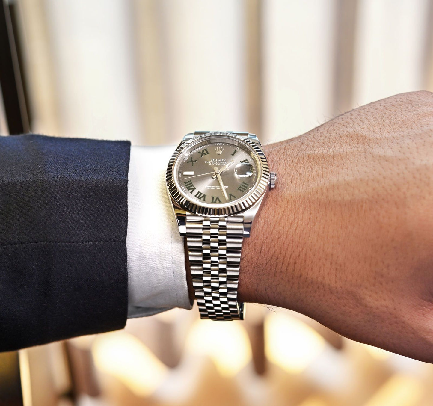 rolex datejust wimbledon