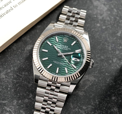 Rolex Datejust Green Motif