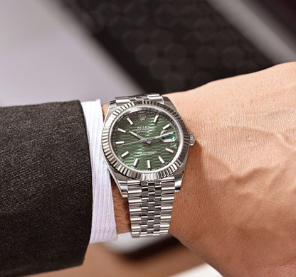 Rolex Datejust Green Motif