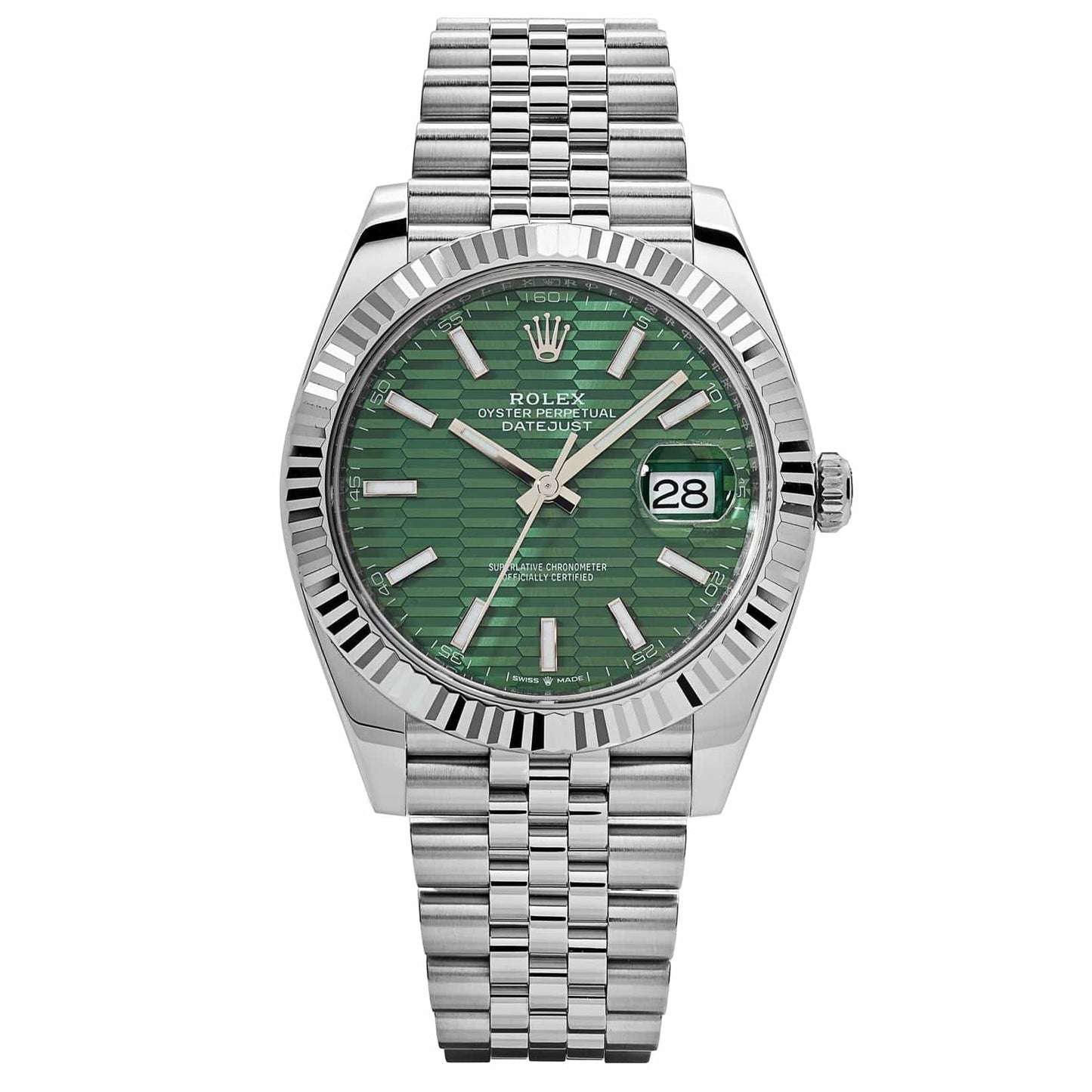 Rolex Datejust Green Motif