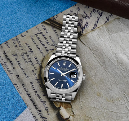 Rolex Datejust Blue