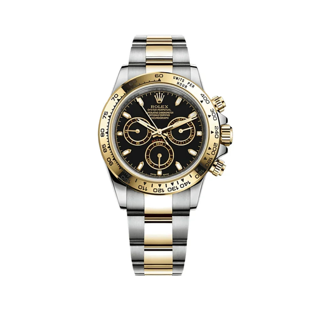 Daytona ref 116503 steelgold  Black dial