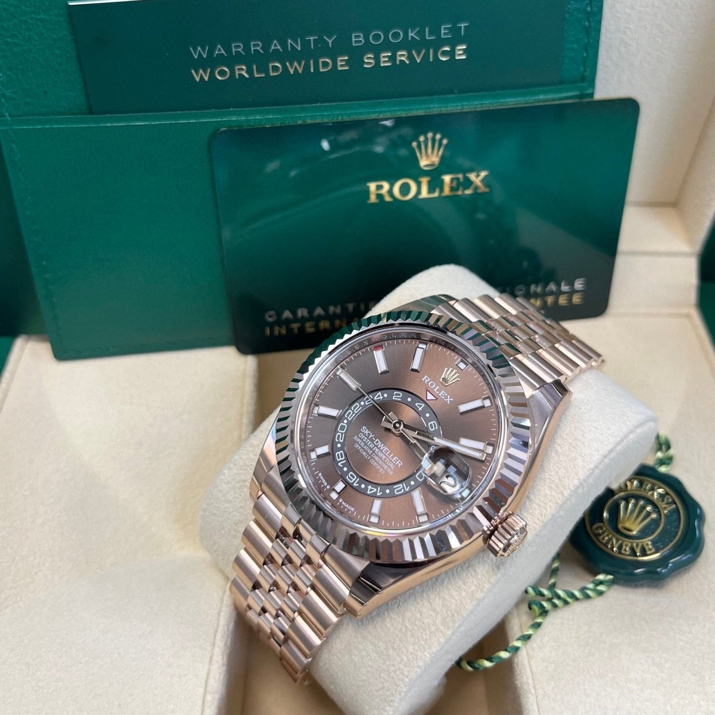 Rolex Sky Dweller chocolat