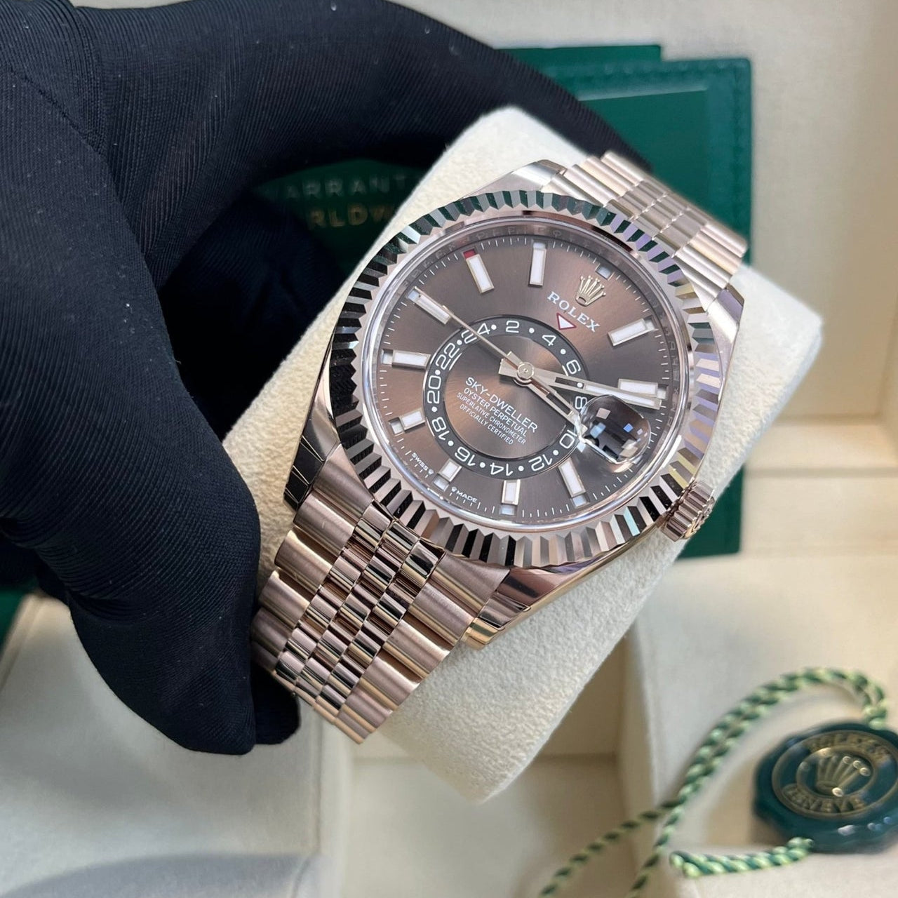 Rolex Sky Dweller chocolat
