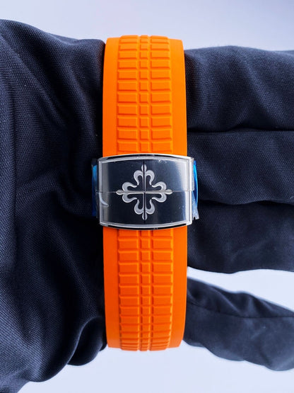 MONTRE HOMME PATEK AQUANAUT ORANGE